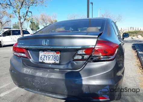 2013 Honda Civic Lx из США, поврежденный, VIN 19XFB2F5XDE228300